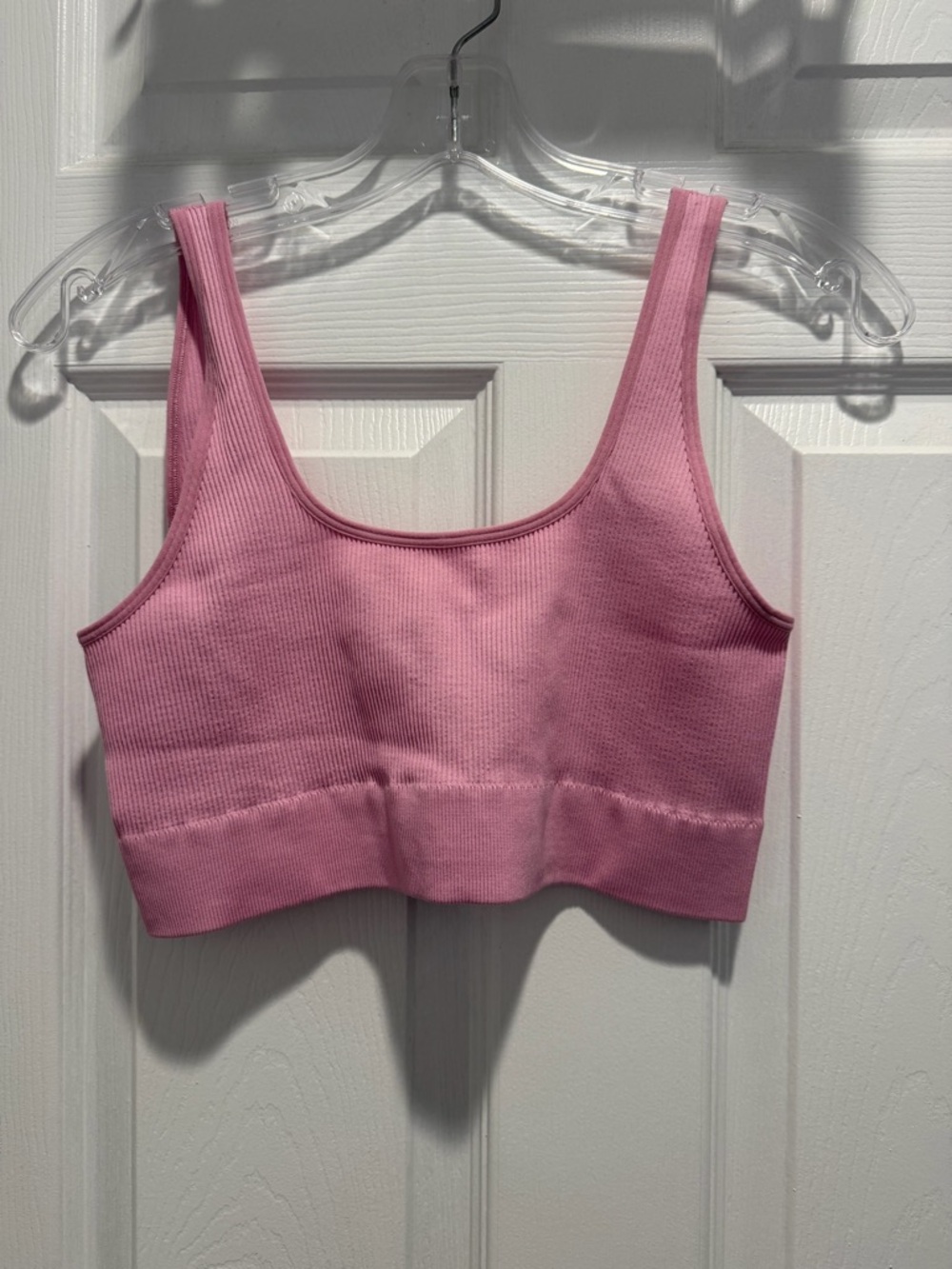 Gap Body Pink Ribbed Bralette